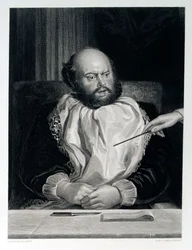 Sancho Panza, graviert von Robert C. Bell